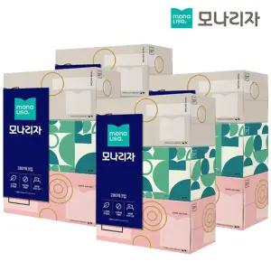 모나리자 각티슈 천연펄프 2겹 280매 3입 x4개