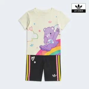 [아디다스키즈](광주신세계)[adidas kids] (A085-A100) adidas Care Bears 쇼츠 티 세트 (KS4226)