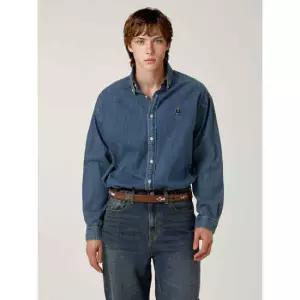 [AK수원점] [후아유] 공용 Steve Denim Shirts (U) WHYJG2332U