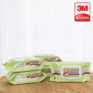 3M 스카치브라이트 표준형 베이직 더블액션 플러스 물걸레 청소포 150매 (30매 x 5개)