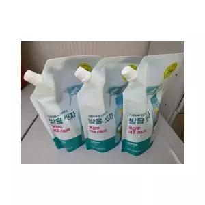 온더바디 코튼풋 발을씻자 풋샴푸 리필 500ml 레몬 3개