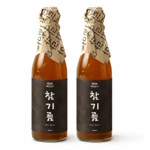 백년본가 꼬소한 방앗간 저온압착 들기름 350ml 2병