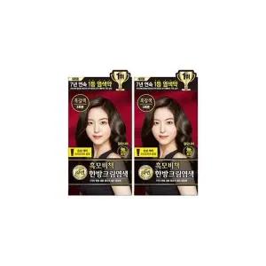[셀러허브]리엔 흑모비책 크림 염색 흑갈색 x 2개 (S50911128)