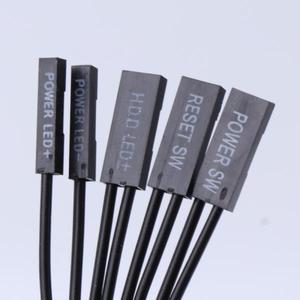 20/30/50/100cm 마더 보드 스위치 HDD LED/PLED/리셋 SW/전원 SW 연장 케이블