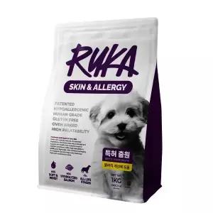 루카 스킨 앤 알러지 강아지 가수분해 연어 눈물 소프트 사료 1kg