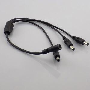 12V DC 전원 어댑터 1 암커넥터 2 3 4 5 8 수커넥터로 분리형 플러그 연장 케이블 코드 커넥터 5.5x2.1mm L