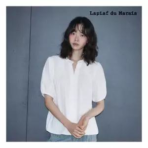 라삐아프 26SS 레이스 트리밍 라이트 썸머 블라우스 2종(썸머블랙+크림) [런칭 가격 79,900원]