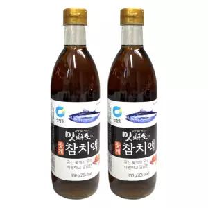 청정원 맛선생 꽃게 참치액 950g 2개