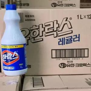 유한락스 레귤러 1L (12입)