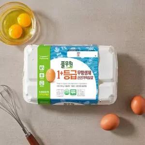 풀무원 브랜드관 1+등급 계란 15구 대란 780g
