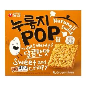 농심 누룽지팝 달콤한 맛 142g X 8개