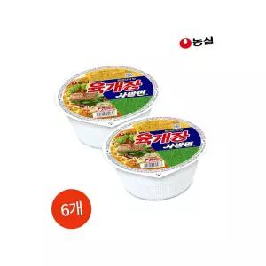 농심 육개장 사발면 86g 6개 대용량
