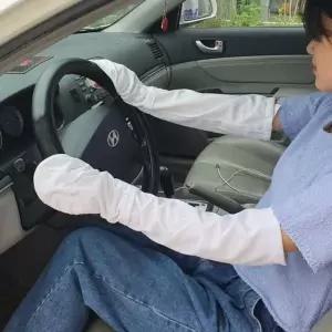운전팔 여성 팔토시 손등 워머 여름 화이트 손등팔 커버 운전 핸드 운전용팔