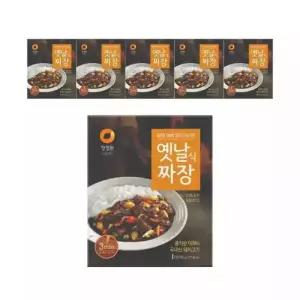 청정원 옛날식 짜장 180g, 6개