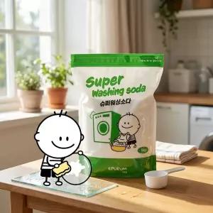 더푸룸 탄산 워싱소다 5kg 기름때 찌든때 소다 가루세제