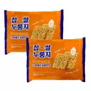 찹쌀 누룽지 스위트 팝 라이스 288g x 2개