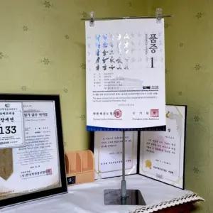 스탠드 T자 메뉴판 집게형 미니배너 거치대 POP거치대