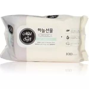 물티슈 하늘선물 100매 리필형 10개