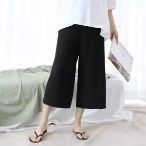 빅사이즈 플리츠 임산부 와이드팬츠