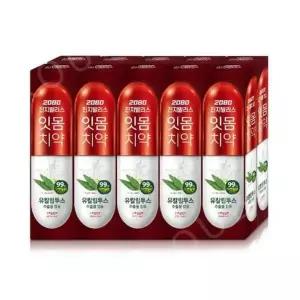 2080 진지발리스 유칼립투스 스트롱민트향 150g 10개입 치약 잇몸 구취