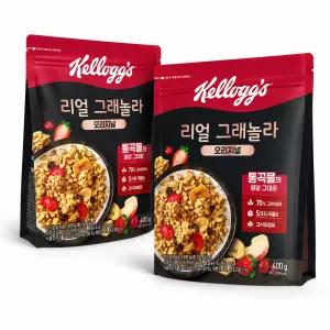 켈로그 리얼 그래놀라 400g, 2개