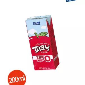 매일 피크닉 제로 사과 200ml 24팩 카페용