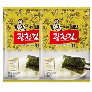 [NS홈쇼핑]광천김 달인 재래 전장김 20g x 20봉/구운김 조미김 재래김[36102626]