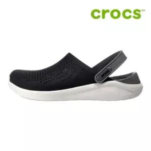 크록스 샌달 /u1- 204592-05M / LiteRide Clog Black-Smoke