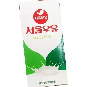 서울 멸균우유 1L 10개 밀키트