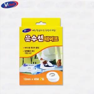 바느질 없이 의류 옷수선 테이프 2개입 12mm X 40M