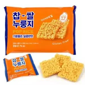 국산 찹쌀누룽지 288g 전통간식 바삭한 간편간식 수제방식 고소한맛 간식용 찹쌀누룽지