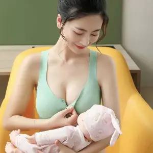 어니븐 앞단추 U넥 백리스 수유브라 브래지어 산후