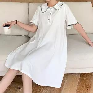 루즈핏 편한 임산부 원피스 플리츠 롱원피스 임부복