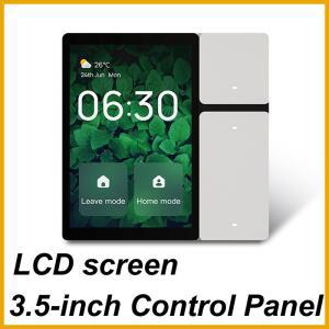 투야 지그비 와이파이 3.5인치 컨트롤 패널 벽 터치 스위치 자동화 LCD 화면 3개 릴레이 3개 물리 버튼 블루투스 IR 리모컨