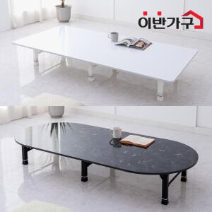 박세리 밥상 식탁 미우새 김준호 이반가구 국산 하이그로시 대형 쌍다리 접이식 테이블/교자상/집들이상