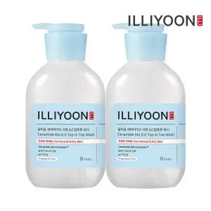 일리윤 세라마이드 아토6.0 탑투토워시 500ml 2개