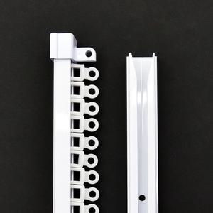 저소음 전착 커튼레일 화이트