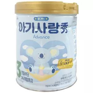남양 아기사랑수 더 퍼스트 어드밴스 분유 3단계 800g