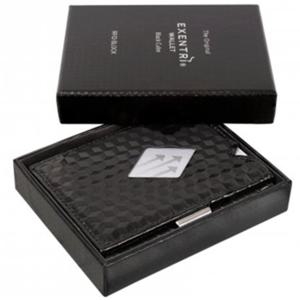 [기타][EXENTRI] EXD341 BLACK CUBE 3단 블랙큐브 컴팩트 노르웨이 지갑