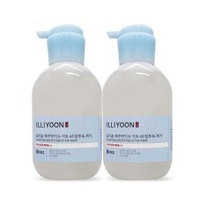[셀러허브]일리윤 세라마이드 아토 6.0 탑투토 워시 500ml 약산성 샴푸 겸용 2개 Ss (S16850762)