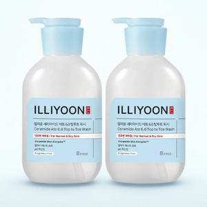 일리윤 세라마이드 아토 6.0 탑투토 올인원 약산성 바디워시 500ml 2개