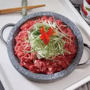[국제식품] 1+등급 한우 불고기용 400g(앞다리,목심,설도)