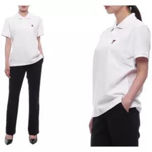 [아미]25SS 여성 하트 로고 폴로 반팔티셔츠 (BFUPL001 760 100 W 25S)