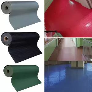 15M 상업용 코인롤매트 우레탄매트 스포츠 헬스 깔판 바닥재 1500 PVC 깔개 재단