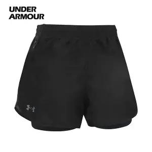 언더아머 UA 플라이바이 투인원 여성 트레이닝 러닝 반바지 1382440-001