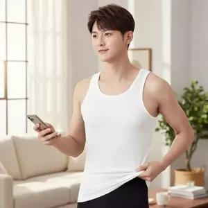[라일리의류] Rly 남자 여름 이너웨어 순면 런닝 민소매 메리야스