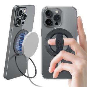 MagSafe 휴대폰 홀더와 호환되는 EWA MagOne 3세대, iPhone 16,15,14,13용 탈착식 마그네틱 링 킥스탠드 링