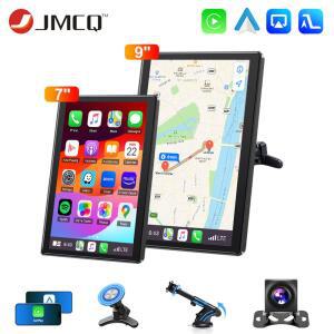 카플레이 네비게이션 모니터 carplay JMCQ 9 수직 스크린 자동차 라디오 멀티미디어 비디오 플레이어 무선 안드로이드 자동 마그네틱 브래킷 자동차 카메라 GPS