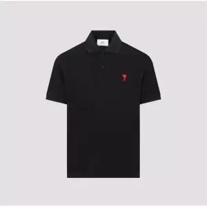 아미 MUST IT_Ami 하트로고 남녀공용 반팔 카라티셔츠 BFUPL001 89643871