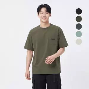 디스커버리 프레시벤트 우븐 가슴포켓 반팔티셔츠 DMRS81053